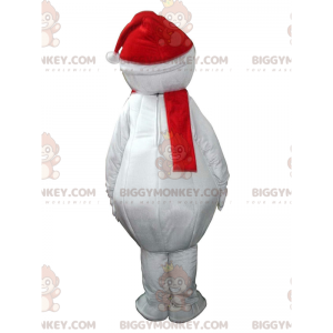 BIGGYMONKEY™ giant snowman mascot costume, winter costume –