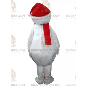 BIGGYMONKEY™ Riesen-Schneemann-Maskottchen-Kostüm, Winterkostüm