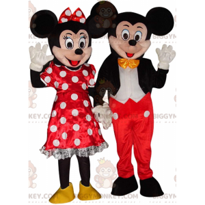 BIGGYMONKEY™s maskot af Mickey Mouse og Minnie, Disney-kostumer