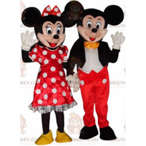 mascote BIGGYMONKEY™ de Mickey Mouse e Minnie, fantasias da