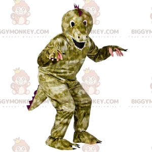 Costume da mascotte dinosauro verde BIGGYMONKEY™, gigante