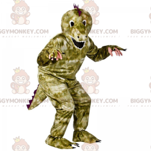 Grøn dinosaur BIGGYMONKEY™ maskotkostume, kæmpestor