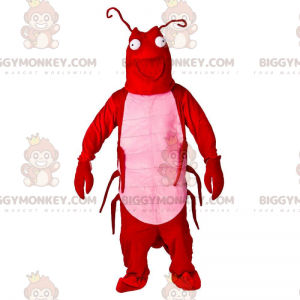 Rød hummer BIGGYMONKEY™ maskot kostume, kæmpe languster kostume