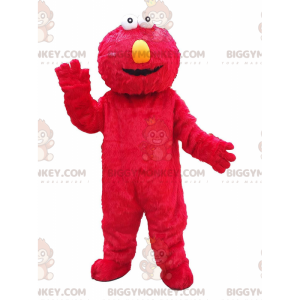 BIGGYMONKEY™ mascot costume of Elmo, the famous red puppet of