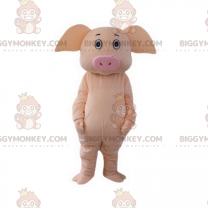 Fully Customizable BIGGYMONKEY™ Pink Pig Mascot Costume, Giant
