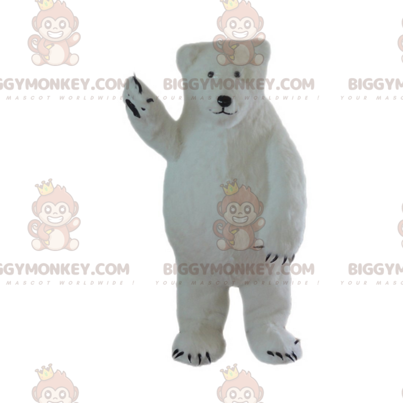 Kostium bardzo futrzanego misia polarnego BIGGYMONKEY™, kostium Kostium bardzo futrzanego misia polarnego BIGGYMONKEY™, kostium