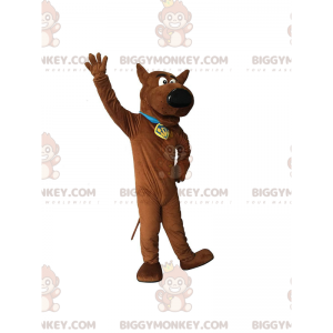 BIGGYMONKEY™ maskotkostume af Scooby -Doo, den berømte tyske