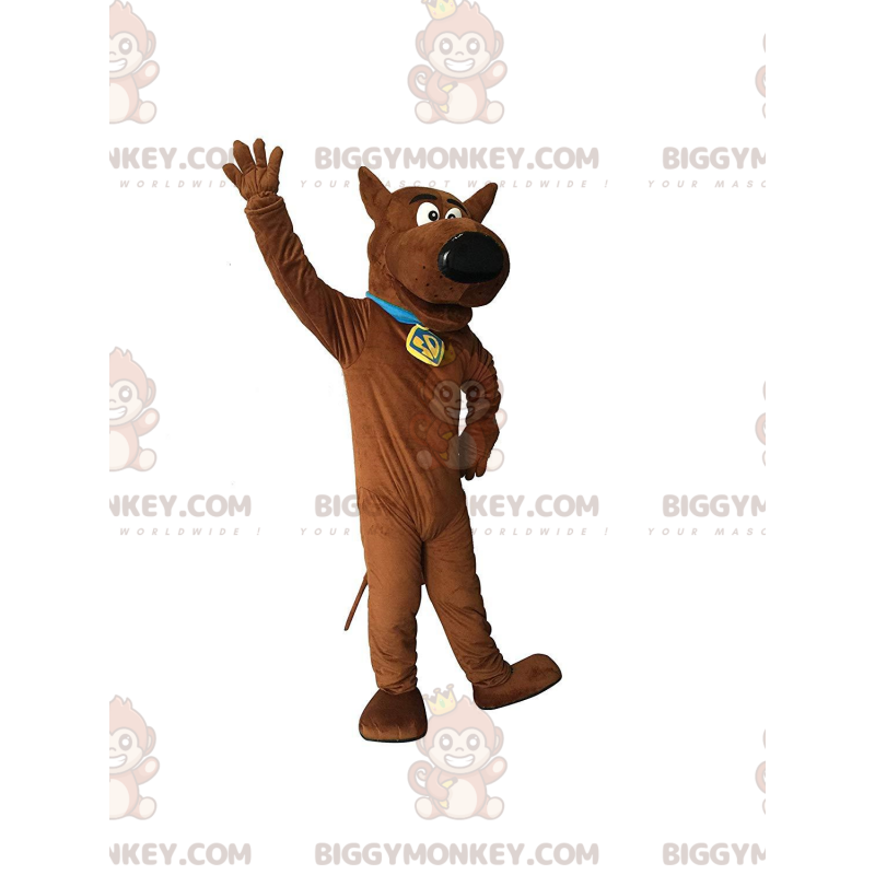 BIGGYMONKEY™ costume mascotte di Scooby -Doo, il famoso cane