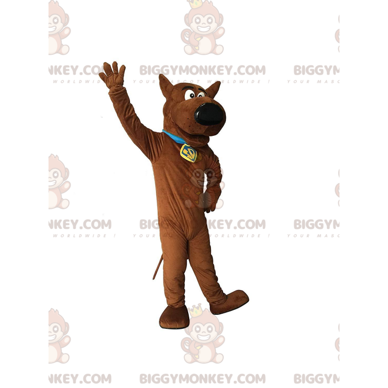 BIGGYMONKEY™ Maskottchenkostüm von Scooby-Doo, dem berühmten