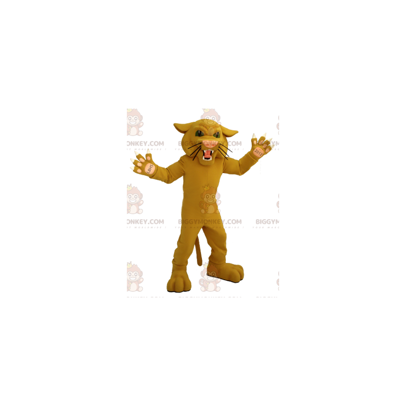 BIGGYMONKEY™ Costume da mascotte tigre beige felina ruggente - BIGGYMONKEY™ Costume da mascotte tigre beige felina ruggente -