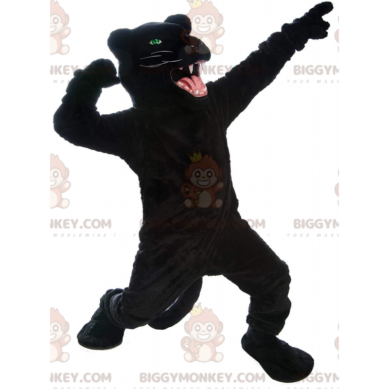 BIGGYMONKEY™ Giant Realistic Black Panther Mascot Costume