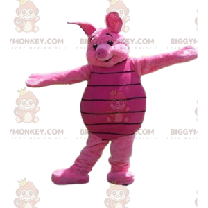 Costume de mascotte BIGGYMONKEY™ de Porcinet, le cochon rose