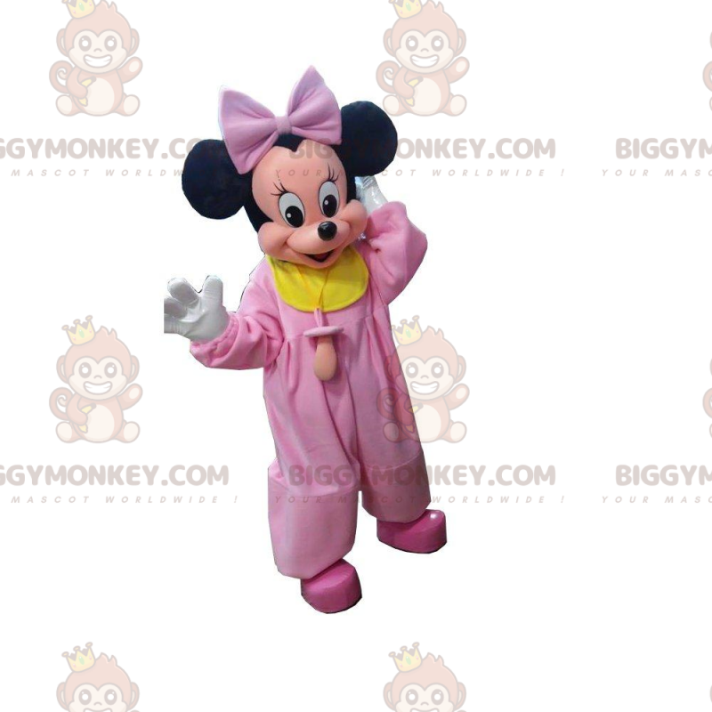 Baby Minnie Mouse BIGGYMONKEY™-mascottekostuum, beroemde Baby Minnie Mouse BIGGYMONKEY™-mascottekostuum, beroemde