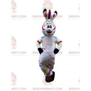 BIGGYMONKEY™ Mascot Costume of Marty the Famous Cartoon Zebra –