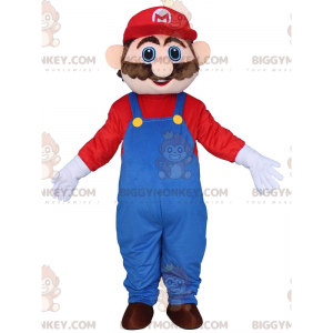 Disfraz de mascota BIGGYMONKEY™ de Mario, el famoso fontanero
