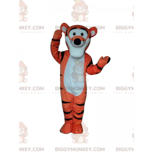 BIGGYMONKEY™ mascot costume of Tigger, famous orange tiger in