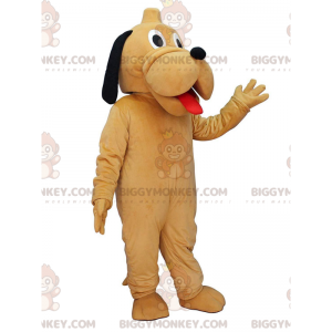 BIGGYMONKEY™ mascot costume of Pluto, Disney's famous yellow