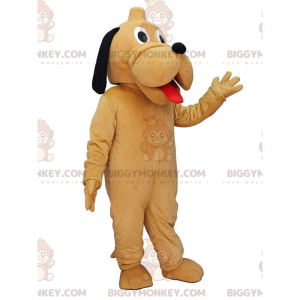 BIGGYMONKEY™ maskotkostume af Pluto, Disneys berømte gule hund