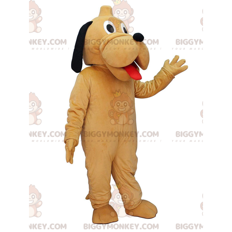 Kostým maskota BIGGYMONKEY™ Pluta, Disneyho slavného žlutého Kostým maskota BIGGYMONKEY™ Pluta, Disneyho slavného žlutého