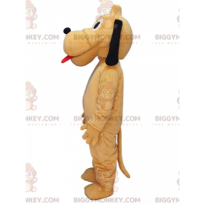 Disfraz de mascota BIGGYMONKEY™ de Pluto, el famoso perro amarillo de Disney - Mascotas personajes famosos - BiggyMonkey.com