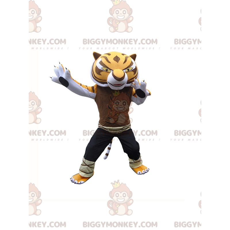 Kostým maskota Master Tigress BIGGYMONKEY™, slavného tygra v