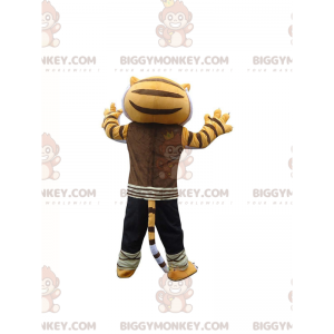 Traje de mascote Master Tigress BIGGYMONKEY™, famoso tigre em