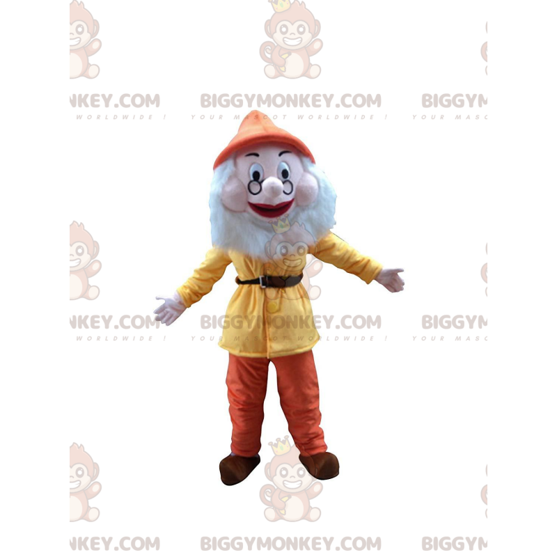BIGGYMONKEY™ mascot costume of Prof, the famous dwarf from the