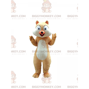 Costume mascotte BIGGYMONKEY™ dello scoiattolo cartone animato