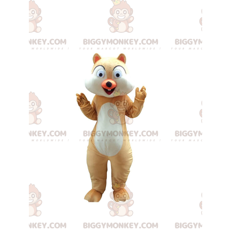 Tic tai Tac kuuluisa sarjakuva orava BIGGYMONKEY™ maskottiasu - Tic tai Tac kuuluisa sarjakuva orava BIGGYMONKEY™ maskottiasu -