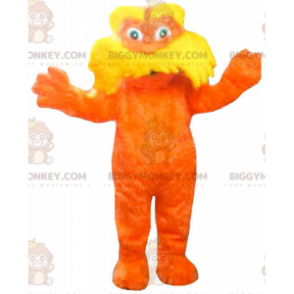 Traje de mascote BIGGYMONKEY™ do Lorax, a famosa criatura laranja dos desenhos animados - BiggyMonkey.com