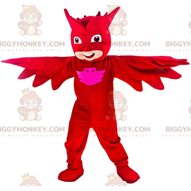 Man BIGGYMONKEY™ Mascot Costume, Masked Superhero With Red Suit