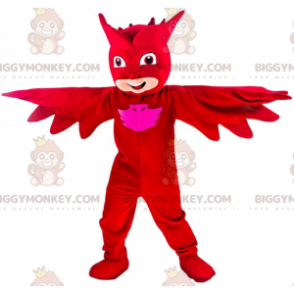  Costume da mascotte uomo BIGGYMONKEY™, supereroe mascherato con abito rosso - Mascotte del supereroe - BiggyMonkey.com