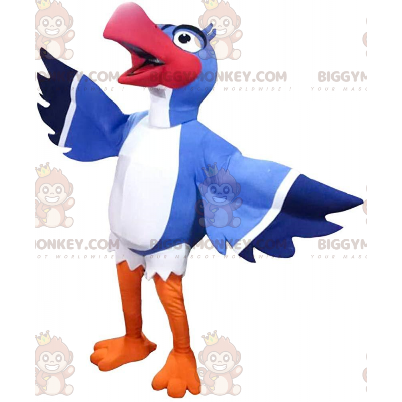 BIGGYMONKEY™ Maskottchenkostüm von Zazu, dem berühmten Vogel