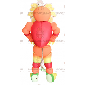 Costume da mascotte fruttato multicolore BIGGYMONKEY™ -