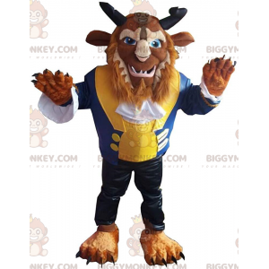 BIGGYMONKEY™ mascot costume of The Beast, from the cartoon