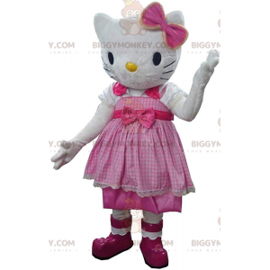 Costume de mascotte BIGGYMONKEY™ de Hello Kitty, chat japonais