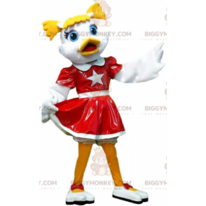BIGGYMONKEY™ cheerleader and maskot kostume, cheerleader kostume - Ænder maskot - BIGGYMONKEY_011323 - BiggyMonkey.com