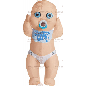 Uppblåsbar baby BIGGYMONKEY™ maskotdräkt, jätteuppblåsbar