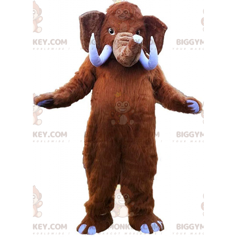 Brun Mammoth Big Tusk BIGGYMONKEY™ maskotkostume -