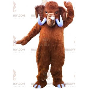 Costume de mascotte BIGGYMONKEY™ de mammouth marron avec de