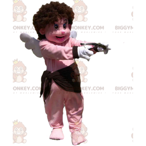Κοστούμι μασκότ Cupid BIGGYMONKEY™ με μπρίκια, φτερά και πλατύ χαμόγελο - Μη ταξινομημένες μασκότ - BiggyMonkey.com