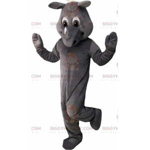 Costume mascotte BIGGYMONKEY™ di rinoceronte grigio