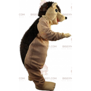 Brauner Igel BIGGYMONKEY™ Maskottchenkostüm, Plüsch-Igelkostüm