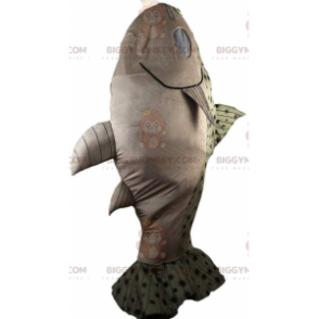 Giant salmon BIGGYMONKEY™ mascot costume, giant trout costume