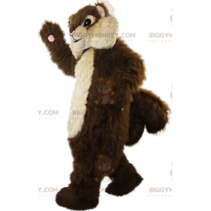 Braunes und braunes Eichhörnchen-Maskottchen-Kostüm