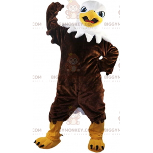 BIGGYMONKEY™ maskot kostume af stolt og majestætisk brun ørn