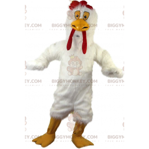 Kostým maskota BIGGYMONKEY™ obří bílá slepice, kastrolový