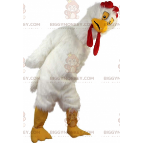 Kostým maskota BIGGYMONKEY™ obří bílá slepice, kastrolový