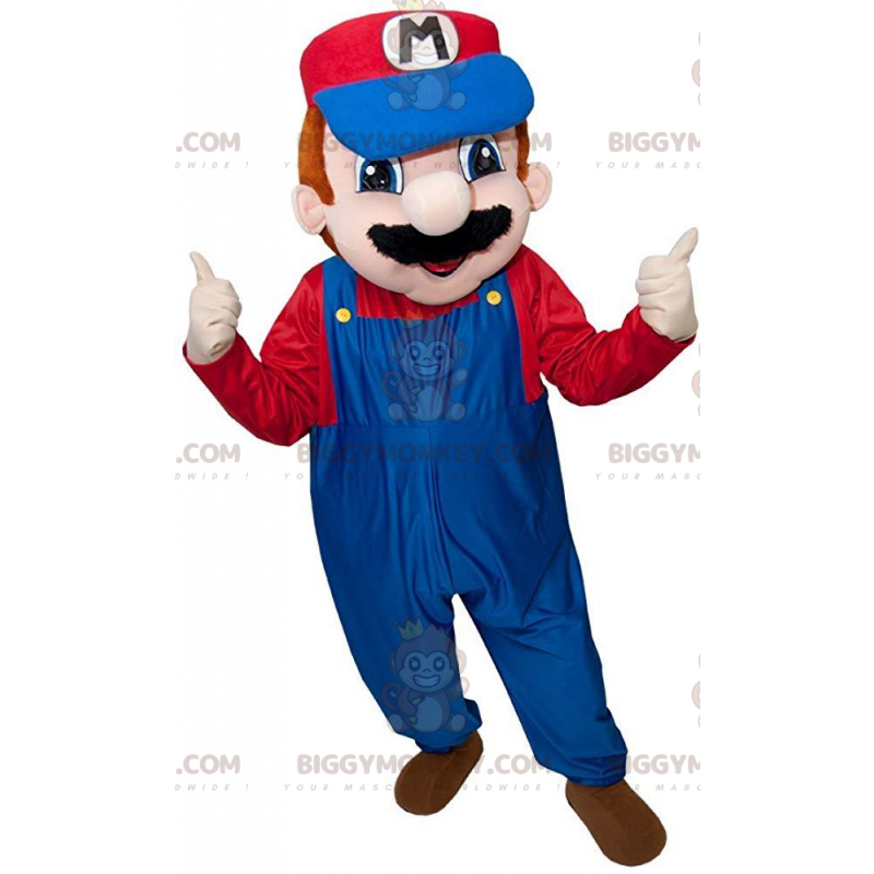 BIGGYMONKEY™ mascot costume of Mario, the famous video game