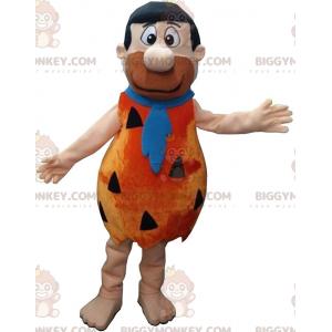 BIGGYMONKEY™ mascot costume of Fred Flintstone, famous